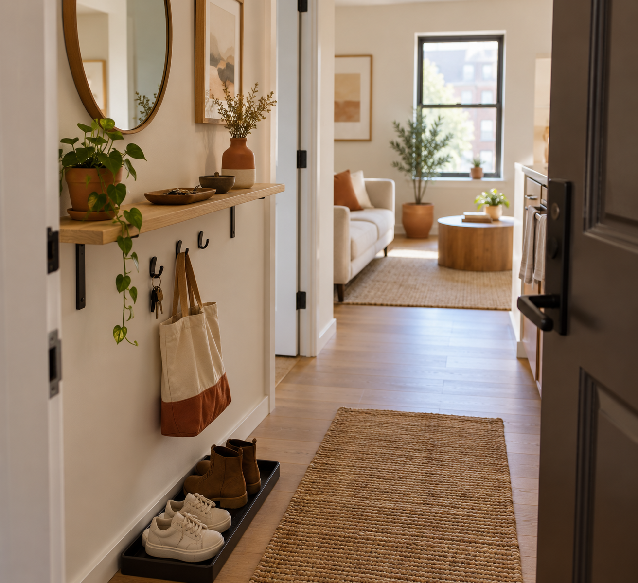 Illustrative compact home interior